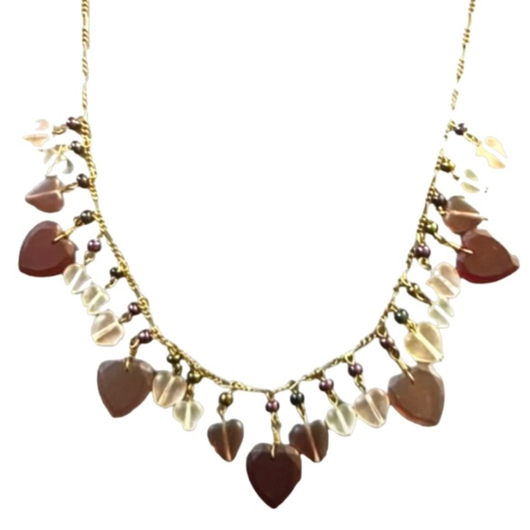 Pididdly Links Jewelry - Vintage Pididdly Links Heart Charm Necklace